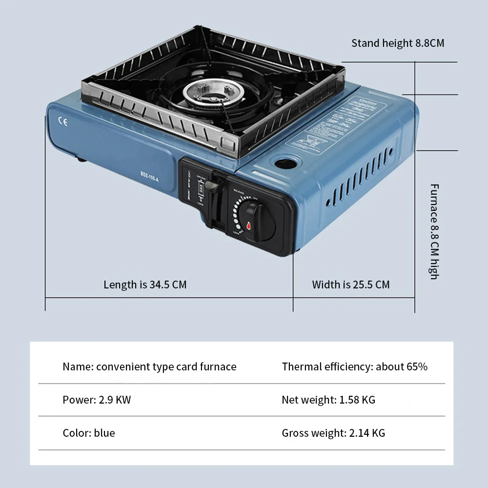 Outdoor Gas Cooker Camp Compact Gas Cartridge Camping Stove With