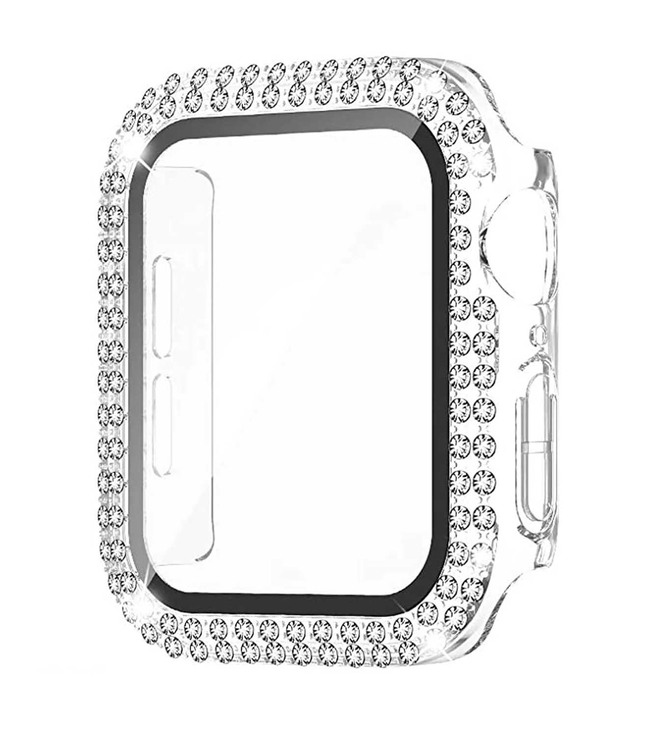 Sparkling Diamond-Embedded Tempered Glass Screen Protector