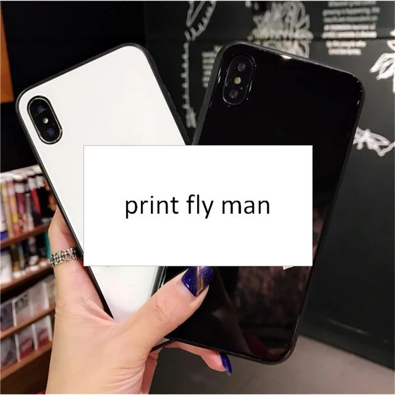 Чехол из закаленного стекла для iPhone11 pro 6 6S Plus X XS MAX XR Роскошный Жесткий