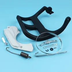 Couvercle de protection de poignée de frein à chaîne, Kit de ressort à bande pour STIHL MS170 MS180 017 018, pièce de rechange pour tronçonneuse 