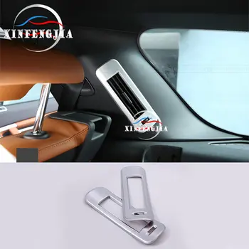 

2x Chrome C Pillar Air Outlet Frame Trim For Land Rover Discovery Sport 15-2018