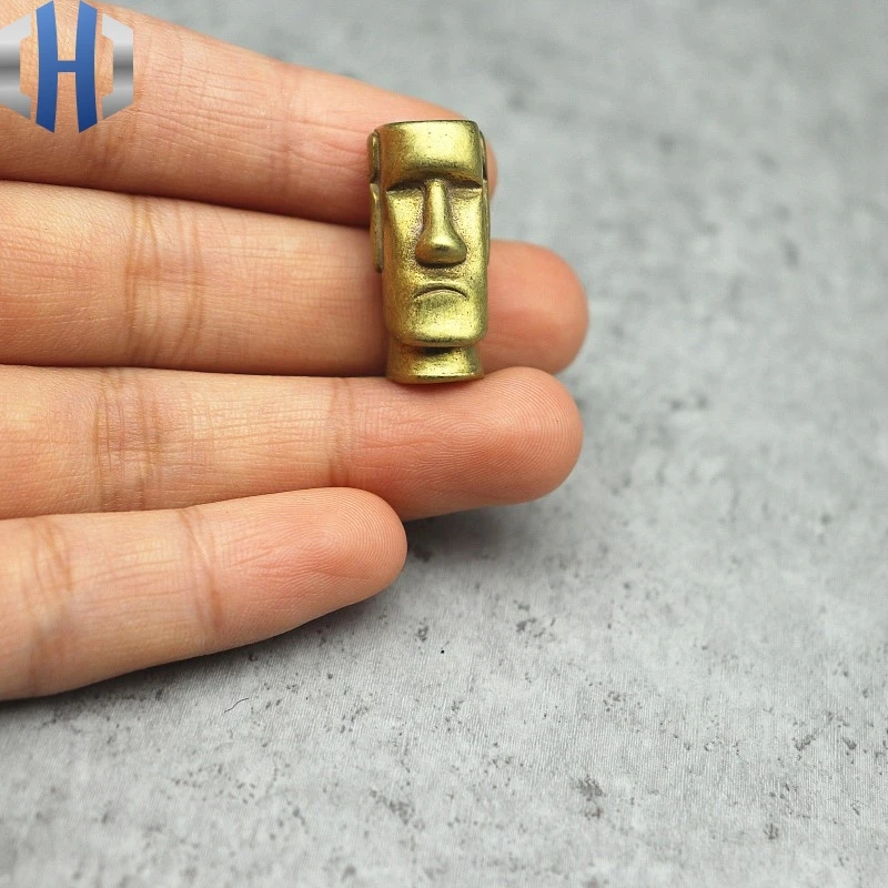 Латунный нож медный брелок кулон Пасхальный каменный остров Ловец кулон зонтик нож бусины