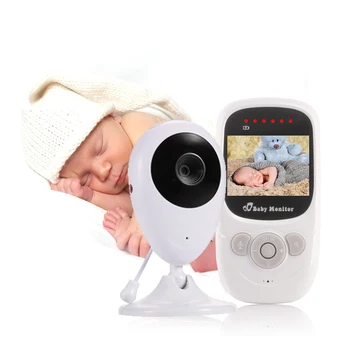 

Wireless Video Baby Monitor 2.0 inch Color Security Camera 2 Way Talk NightVision IR LED Temperature Monitoring with 8 Lullaby