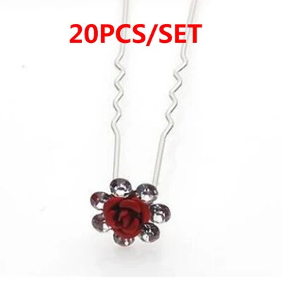 20pcs Style 6 Женские заколки, аксессуары, имитирующие жемчужные заколки для волос, свадебные головные уборы, шпильки для прически невесты, ювелирные изделия, аксессуары для волос для девочек - Цвет: 20pcs Style 6