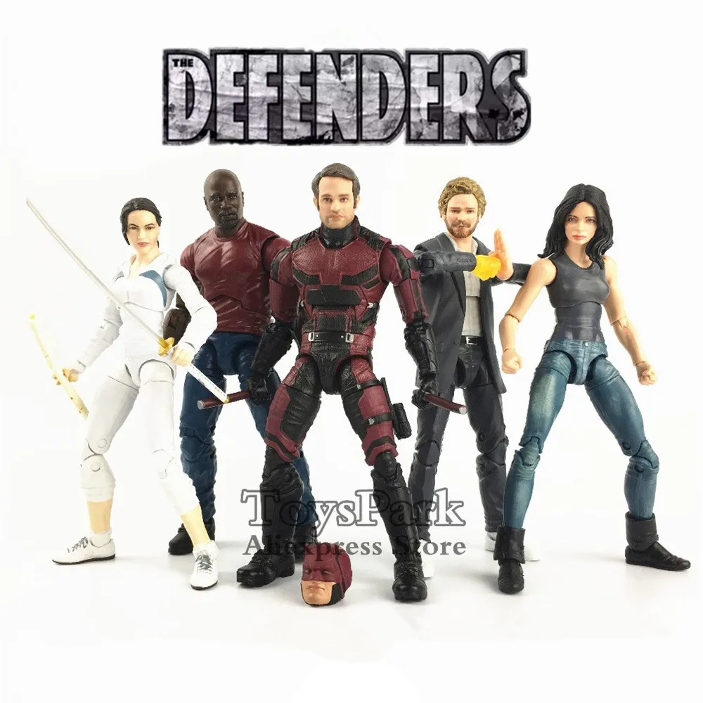 Figuras de de Legends, Defenders Rail Authority, Matt Murdock, Jessica, Luke Cage, puño de hierro, juguetes de Ala - AliExpress Juguetes y
