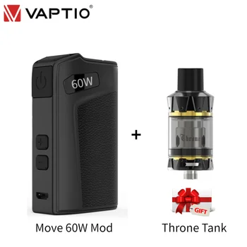

Original MOVE 60 Vape Mod 60W Anti-leak Vape Cigarette 0.69'' Screen Box Mod Built-in 2100mAh Battery E Cig P3 Turbo Throne