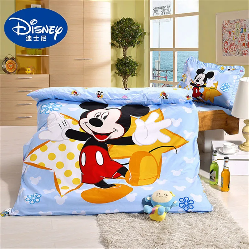 Disney Cartoon Sophia Minnie Mickey mouse McQueen Car Bedding Set Crib 3 Pieces Covered Sheet Pillow Case Crib Boy Girl 0.6 Bed