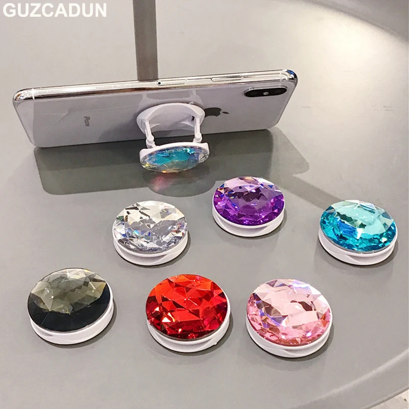 Универсальный держатель для телефона блестящий 3D со стразами IPhone X XS MAX XR 8 7 6 6s