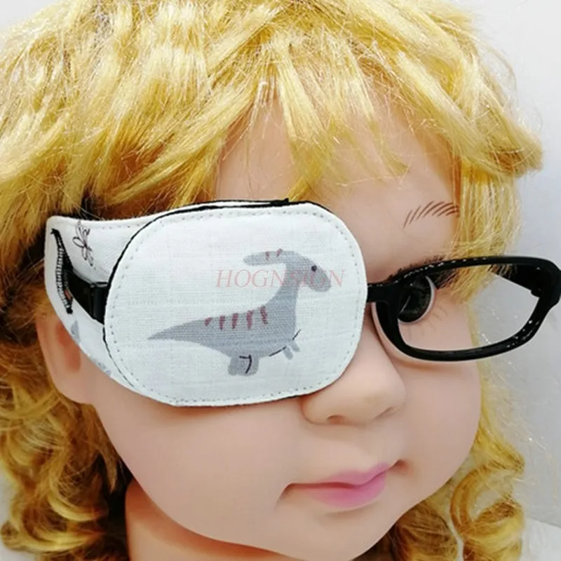 Children with amblyopia and strabismus eye glasses Covering cloth monocular correction can be repeated using cloth correcting pu glasses storage box with transparent glass cover eyeglasses sunglasses display case travel jewelry organizer holder