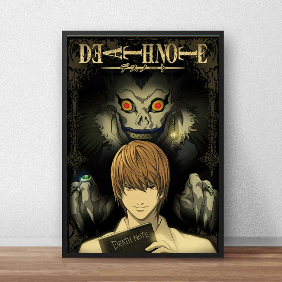 Pinturas 53 Estilo Japonês Anime Morte Nota Revestido Papel Branco Pôsteres  Café Criativo Papel De Parede Home Bar Interior Decoração De $67,87