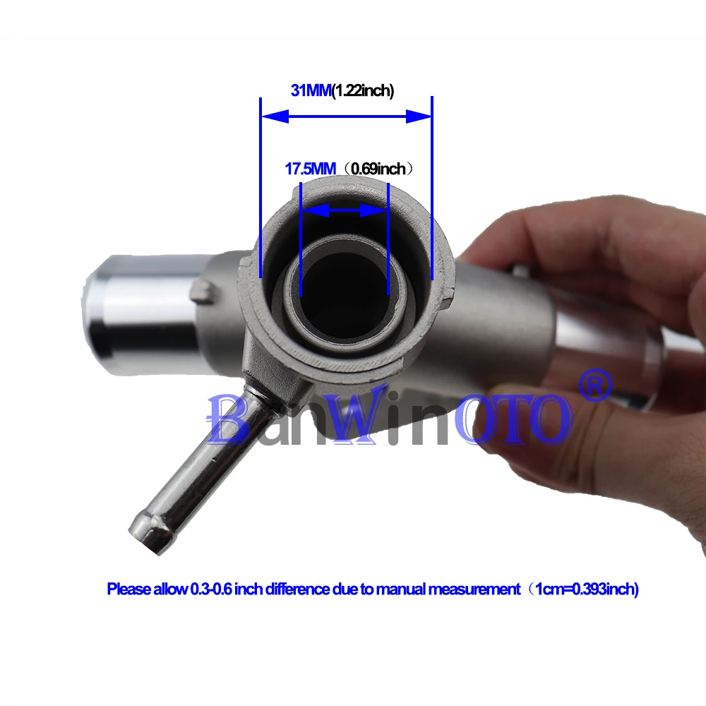 Upgraded Aluminium Engine Radiator Filler Neck Coolant Thermostat Housing Water Pipe for Toyota Yaris Belta Vios Vitz 1650221080