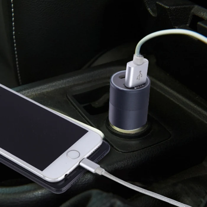 Быстрая, USB Автомобильное зарядное устройство с быстрой зарядкой прикуривателя VDX99
