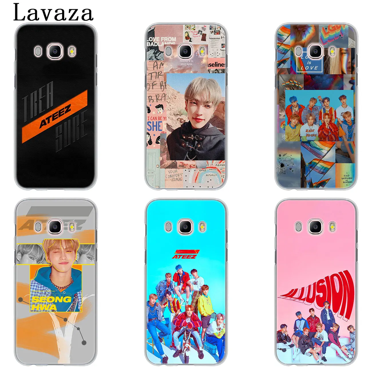 KPOP ATEEZ логотип Чехол для телефона samsung Galaxy J8 J7 Duo J6 J5 J4 Plus 2018 2017 2016 J2 J3 Prime 2015 Крышка| |