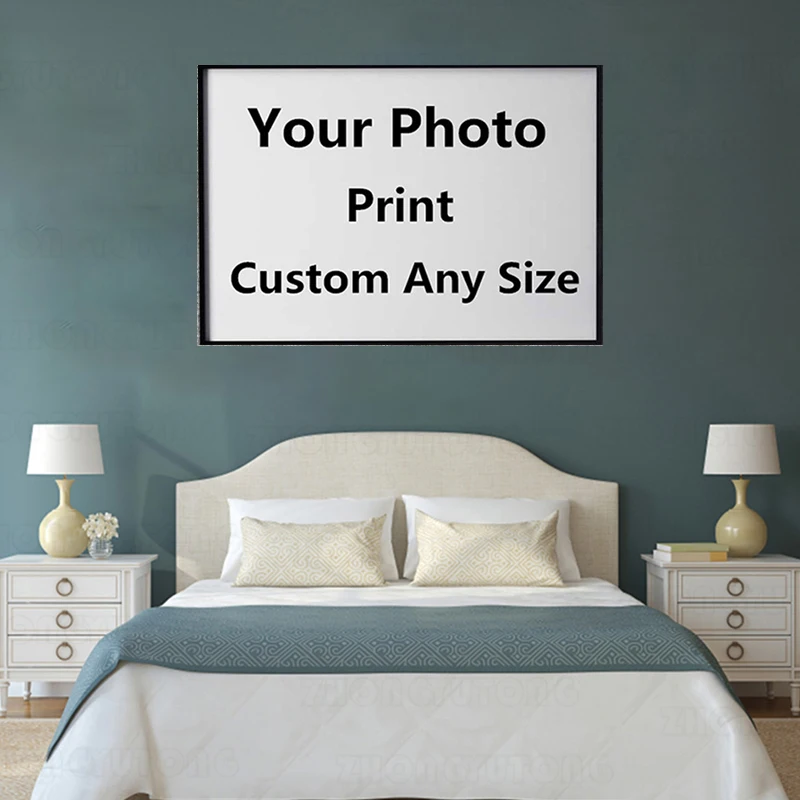 Your Photo Print Custom Any Size Canvas Painting Hd Print Poster ...