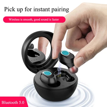 

Aoogoor LB-10 Bluetooth Earphones Mini Earbuds Wireless Headphones Headset Case 8D Stereo Sound Earphone