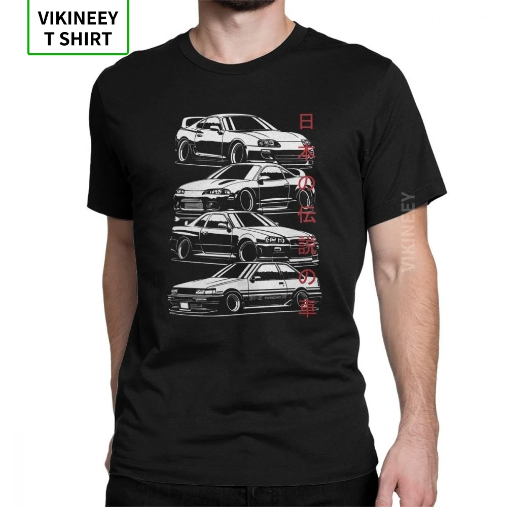 Футболки JDM топы для взрослых с надписью Legends Japanese Car Sportcar Man новинка футболки