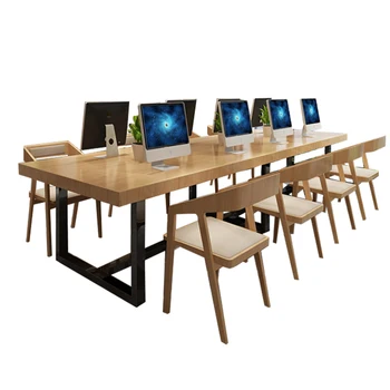 

Nordic solid wood office chair leisure visitor home computer chair backrest chair modern minimalist conference reception chair c