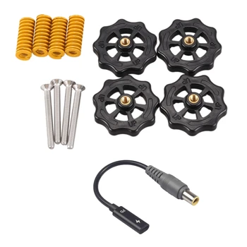 

4 Pieces Twisted Conditioning Nut & 4 Molded Spring &4 Pieces M4X35 Screw with USB Type C Female PD Charging Cable Cord