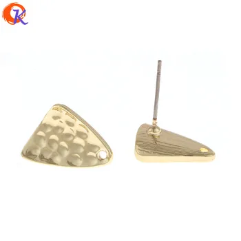 

Cordial Design 50Pcs 12*15MM Accessories For Earrings/Zinc Alloy/Gold Triangle Shape/Jewelry Accessories/DIY Earring Findings
