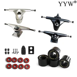 1 Set C7 Update Surf Skateboard Trucks Skate Board Outdoor Skating Land Training Set Adult 4 Wheels 8 Bearings 2 Riser Kit New