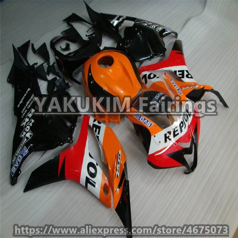 Впрыска ABS Обтекатели комплект для Honda CBR 600RR f5 2009 2010 2011 2012 мотоциклетные Обтекатели CBR600RR 2009-2012 Пользовательские капот тела