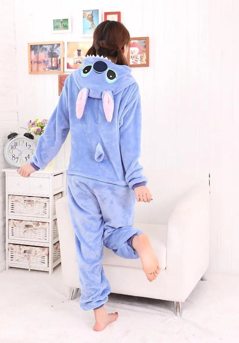 Взрослые стежки пижамы наборы для женщин Onesie зимние теплые пижамы Pijama цельные комбинезоны для взрослых