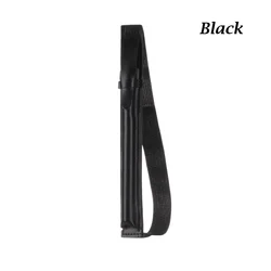 Leather Touch Screen Pen Cover & Holder - Protective Case for Stylus, Anti - Lost Design, 5 Color Options (Black)
