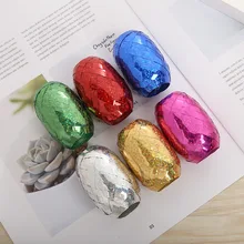 Стиль атмосферу декоративные принадлежности Лазерная регби лента завязанный шарик подарочная коробка с лентой цветок украшения ленты