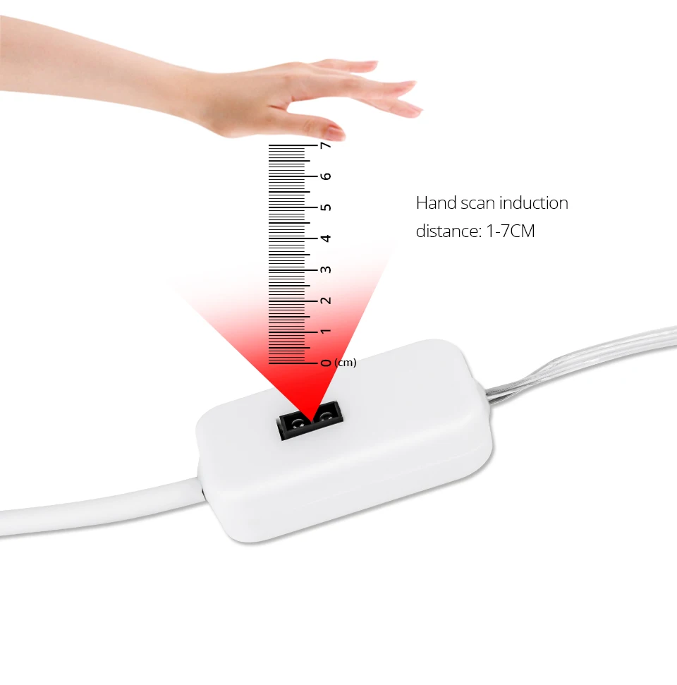 5 в USB Ручной развертки, умный переключатель, светодиодный светильник для шкафа, кухонный светильник, датчик движения, датчик движения, светодиодная лента для спальни, шкаф