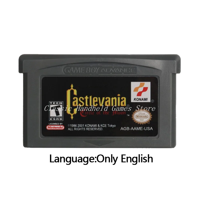 Игровой картридж Castlevania Circle Of The Moon для Nintendo GBA | Электроника