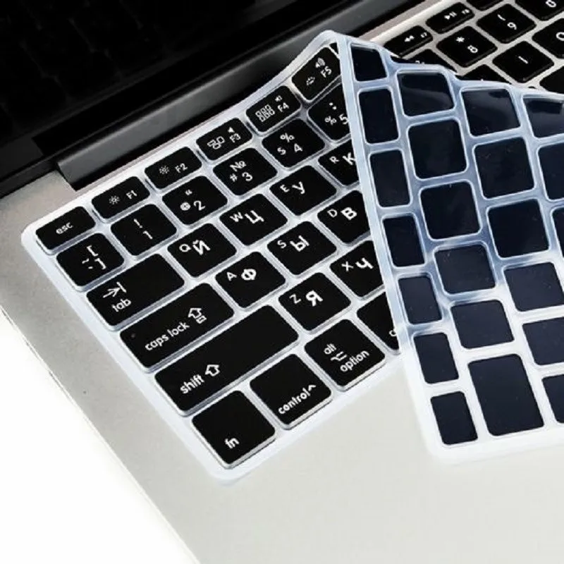 Дизайн ЕС США для Macbook Pro 13 15 Retina 2015 A1398 A1502 силиконовая крышка русской клавиатуры
