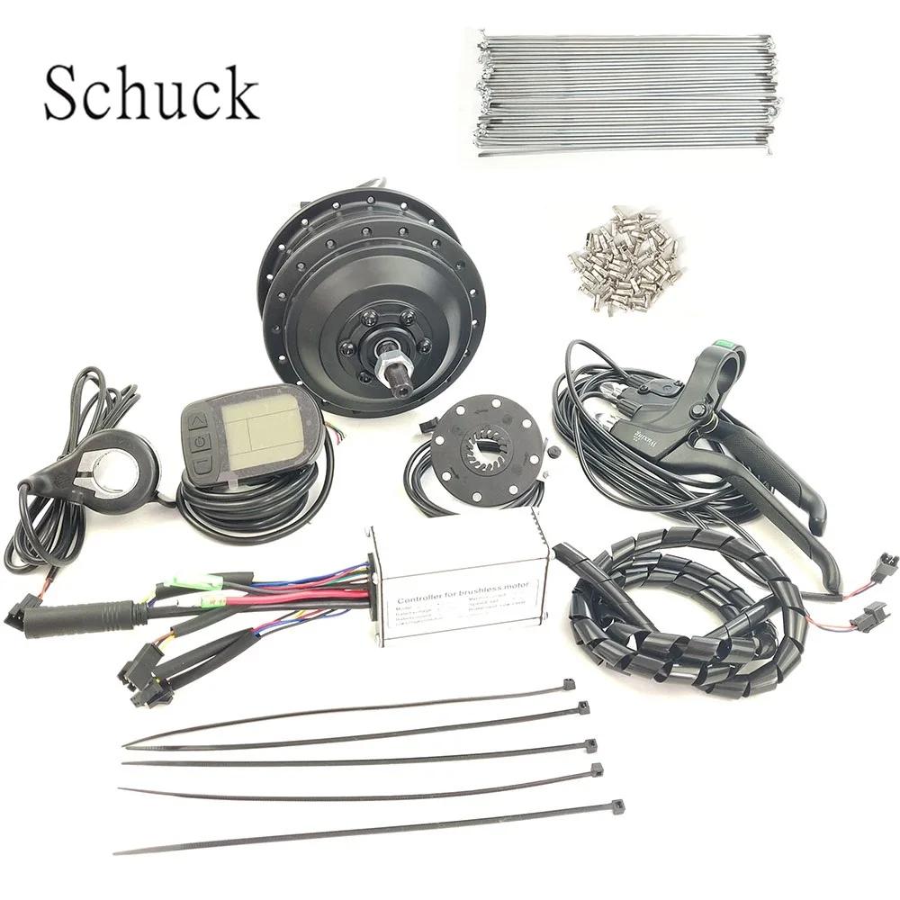 

Schuck front without wheel electric bicycle conversion kit 36V250W motor controller with KTLCD5 display ebike kit