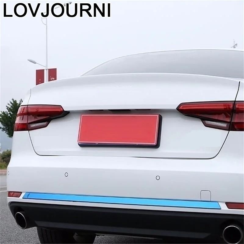 

Body Trunk Rear Bumper Exterior Decorative Modified Auto Trim Bright Sequins Car Styling Protecter Modification 18 FOR Audi A4L