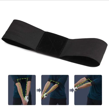 

Elastic Golf Arm Posture Motion Correction Belt Golf Beginner Training Aids Durable Golf Training Accessories