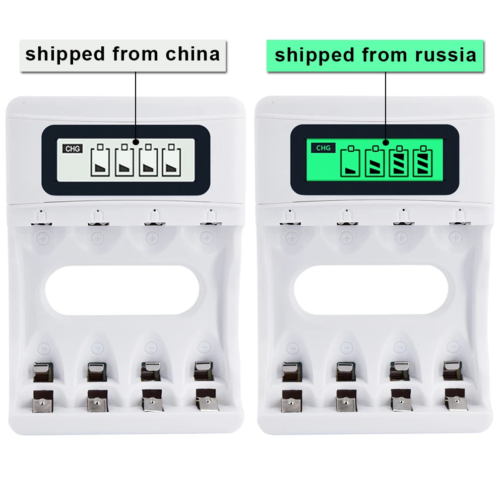 PALO оптовая цена 4 слота ЖК дисплей легкое зарядное устройство с USB входом для