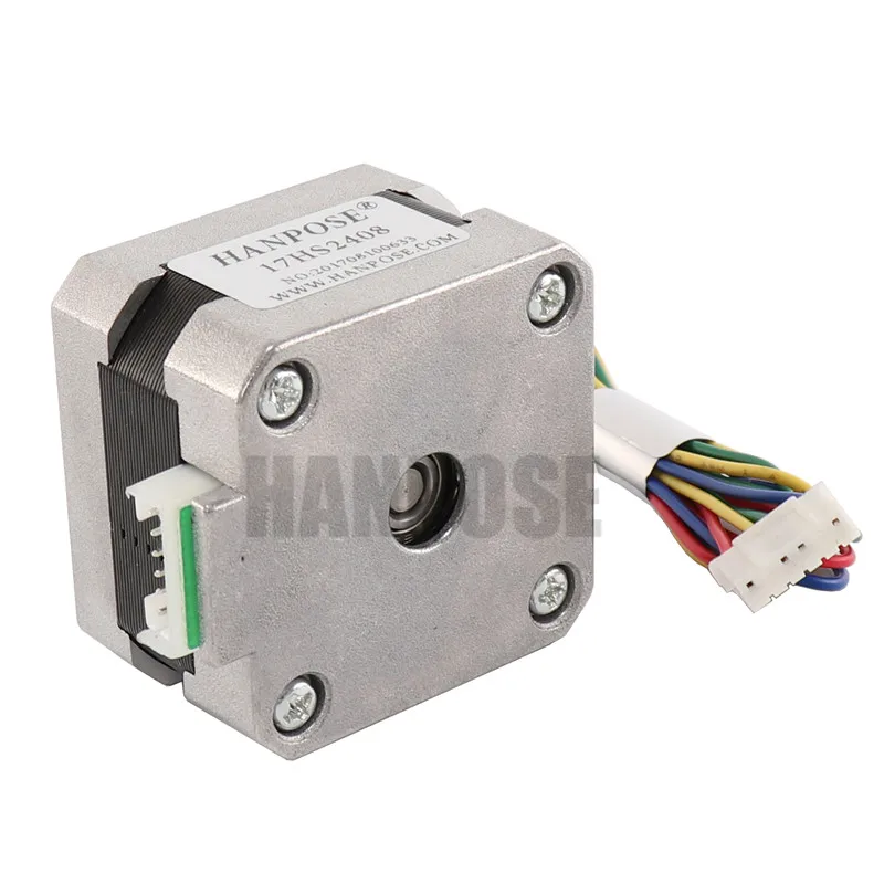 Шаговый двигатель Nema 17 17HS2408 4 lead 42 Series Motor 0.6A CE ROSH ISO CNC лазерный измельчитель пены
