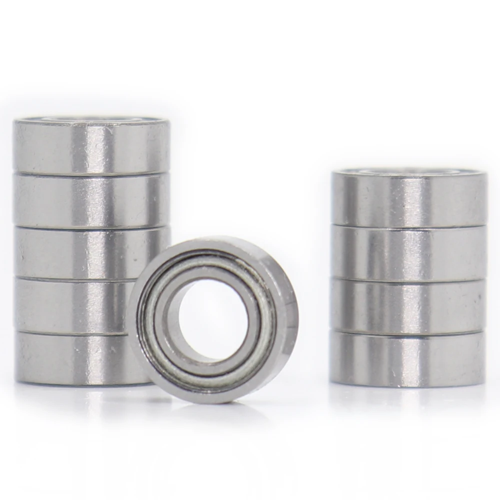 

R166ZZ Bearing ABEC-1 (10PCS) 3/16"x3/8"x1/8" inch Miniature R166 ZZ Ball Bearings RC Model Parts