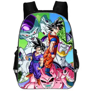

13 Inch Anime Dragon Ball Children School Bags Sun Goku Boys Girls Kindergarten Printing Backpack Kids Daily Bags Gift Backpacks
