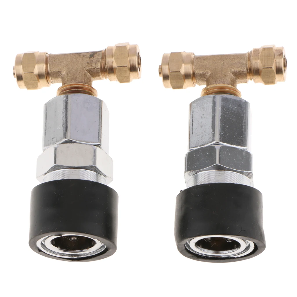 1/2inch OD Quick FITTING Brass Push 2 Connect Air Hose Union