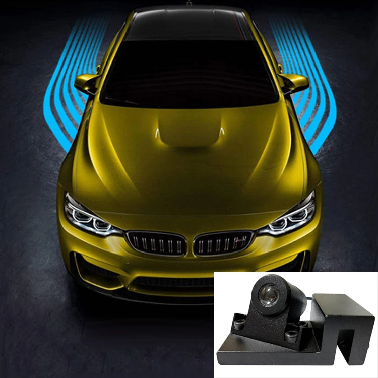 Car laser projector welcome light Chassis decorative modification angel wings running fog signal indicator tail lamp - Испускаемый цвет: Model B