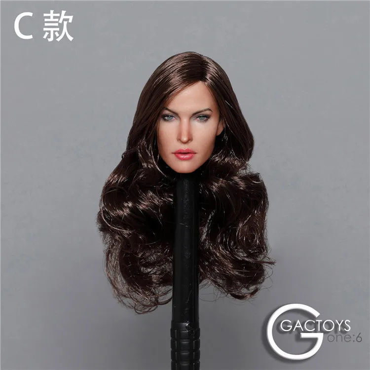GACTOYS GC029 1/6 Женская звезда голова лепить для 12 дюймов Женская Фигурка DIY