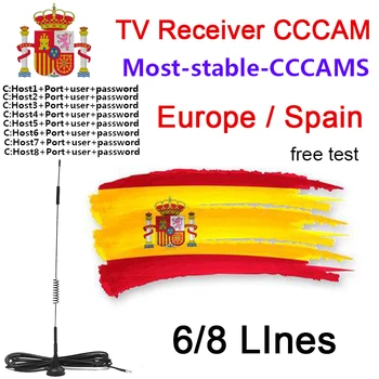 

OSCAM cline Germany Cccam cline for 2 year Europe CCCAM Spain Portugal Poland Stable for DVB-S2 Satellite Receiver Receptor