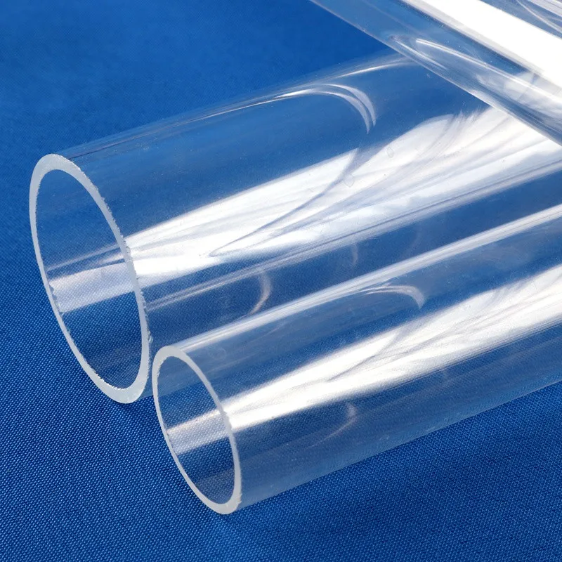 

50cm Long O.D16/18/20/25~160mm Clear Acrylic Tube Aquarium Fish Tank Accessories Plexiglass Pipe Garden Fittings