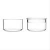 Small Containers with Lids, Glass Jars for Food, Can Overlap, Save Space Fridge Storage, Fruit Salad Fresh Bowl, Kitchen Items 6