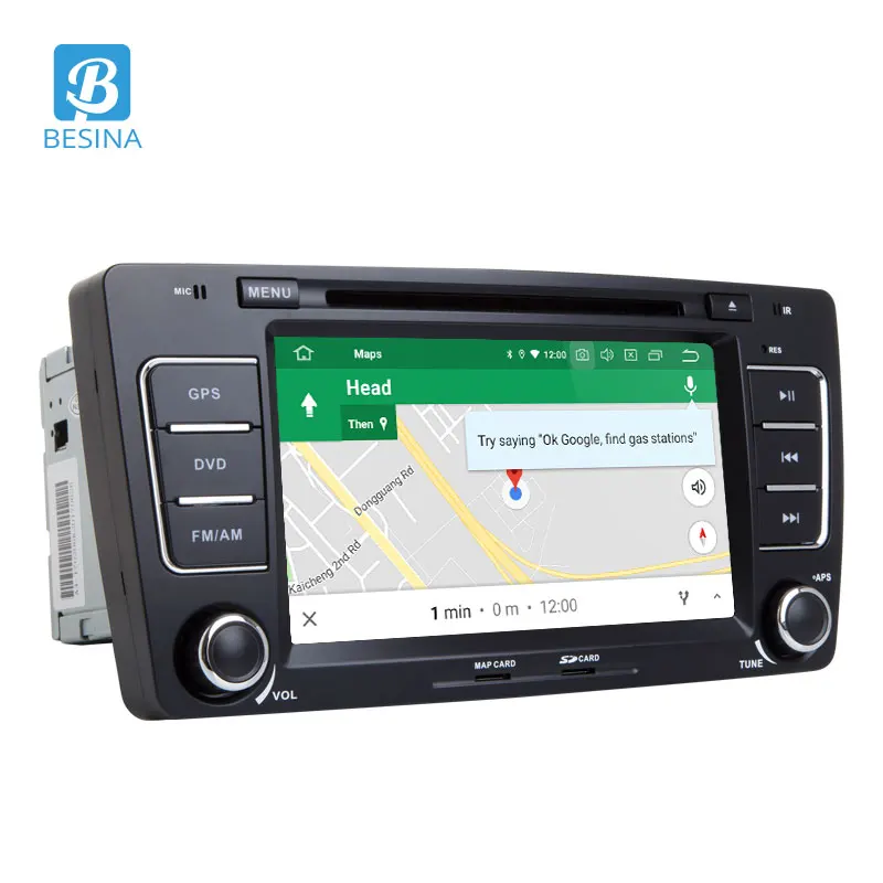 Perfect Besina 8 Inch Android 9.0 Car DVD Player For Skoda Octavia 2012 2013 A 5 A5 Yeti Fabia GPS Radio 4G+32G Multimedia Octa Cores 2