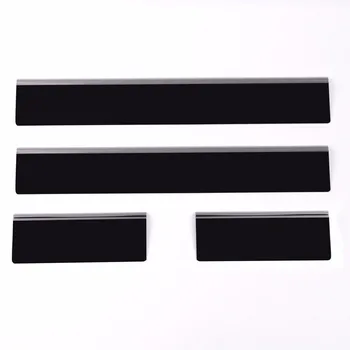 

Black Door Sill Guards Plate Covers For Jeep Grand Cherokee 2011 2014 2012 13 15 [QPA151]