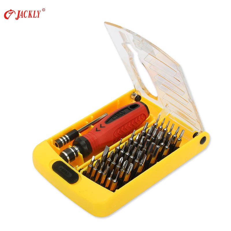 Jackly JK-6088A B Mini Draagbare Schroevendraaier Tool Kit Set Voor Gsm Laptop Gamepad Horloge Elektronische Product Diy Reparatie - AliExpress Gereedschap