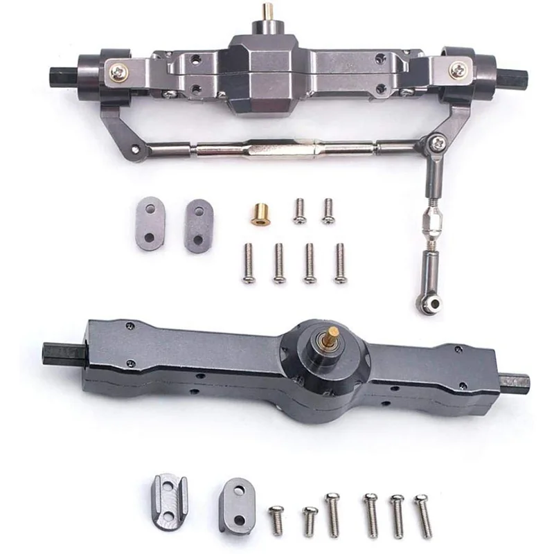 

Metal Front / Rear Bridge Axle Gear Box for WPL C14 C24 B14 B24 B16 B36 1/16 RC Car Truck Rock Crawler Trucks