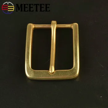 

1/2pcs Solid Brass Metal Belt Buckle Men Women Pin Buckles Head for Belts 37-38mm DIY Leather Craft Jeans Accessories YK198