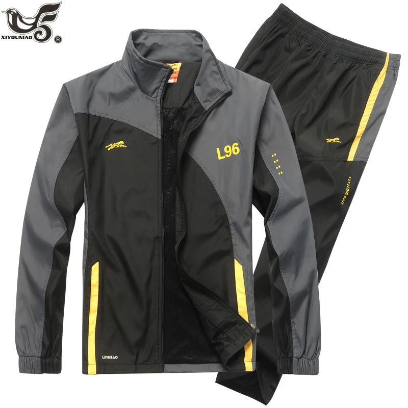 Brand tracksuit Men Two Piece Clothing Set Casual Hoodies Sweatshirt Sportswear Sweatsuit training Track Suit size L~4XL Brand tracksuit Men Two Piece Clothing Set Casual Hoodies Sweatshirt Sportswear Sweatsuit training Track Suit size L~4XL